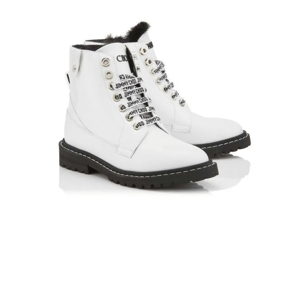 Jimmy Choo - White Voyager Boot